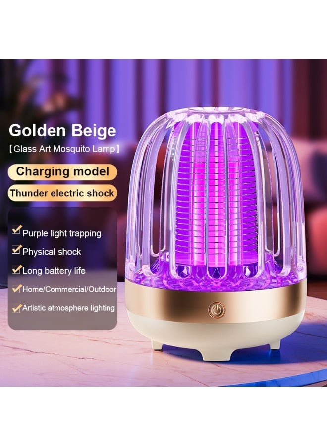 Baby-safe Insect Killer, Mosquito Killer With Led Light, Outdoor Indoor Fly Trap, Insect Repellent Electric Fly Trap Silent Operation, Suitable For Courtyard - Image 2