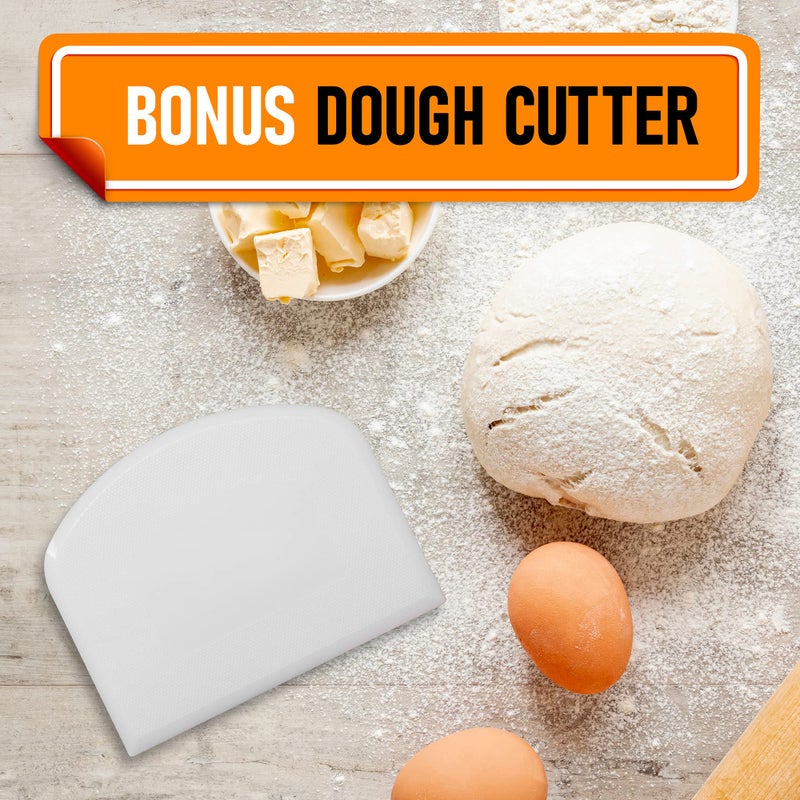 Cook Army Flour Sifter , 3 Cup Stainless Steel , Great Double-layer Baking Sifters for all Baking Flour and Powdered sugar, Flour Strainer - Image 4