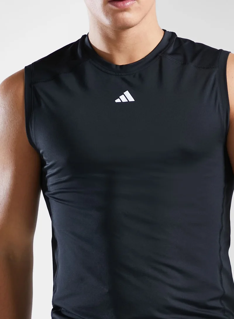 Adidas TechFit Small Logo T-Shirt