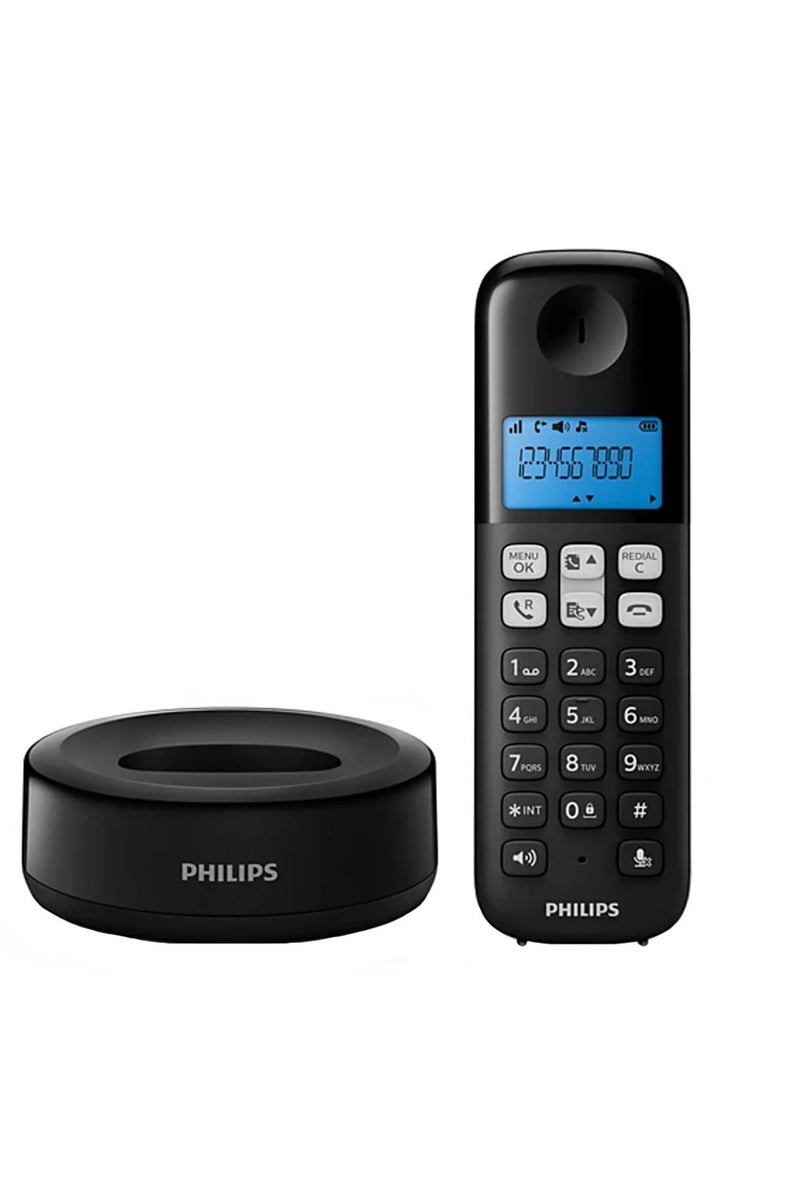 Philips D1611B/63 Cordless Telephone - Black - Image 3