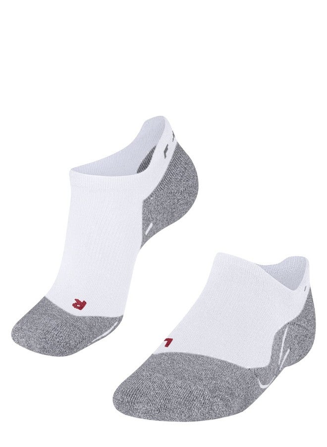 FALKE Men's RU3 Comfort Invisible Running Socks, Breathable Quick Dry, No Show, Thick Cushion, Athletic Sock, White (White-Mix 2020), 10.5-11.5, 1 Pair - Image 1