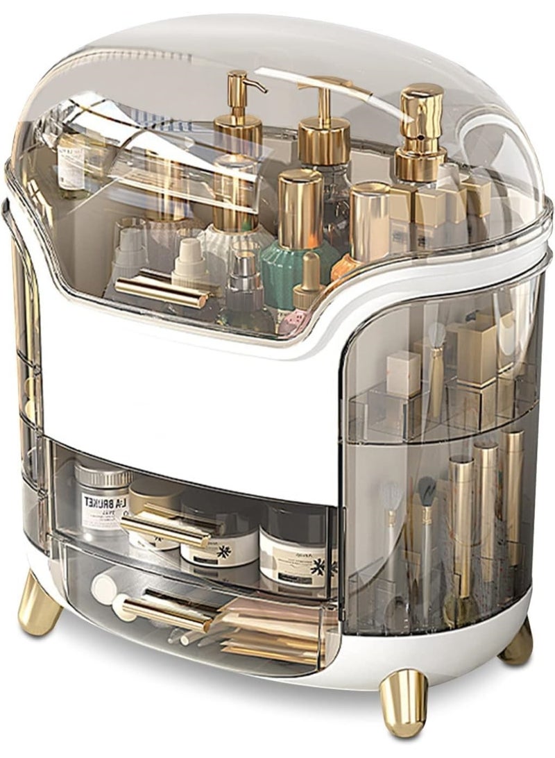 MIXDE Makeup Organizer,Cosmetic Storage Box-Easily Organizer Your Cosmetics Jewelry,Cosmetic Organizer Makeup Storage Organizer Box skincare organizers for Vanity - Image 1