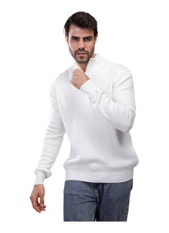 Coup Regular Fit Basic Pullover For Men Color OffWhite