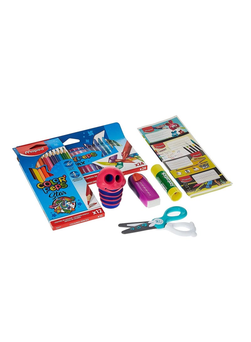 Maped 40-Piece School Stationery Set Assorted Colours - Image 2