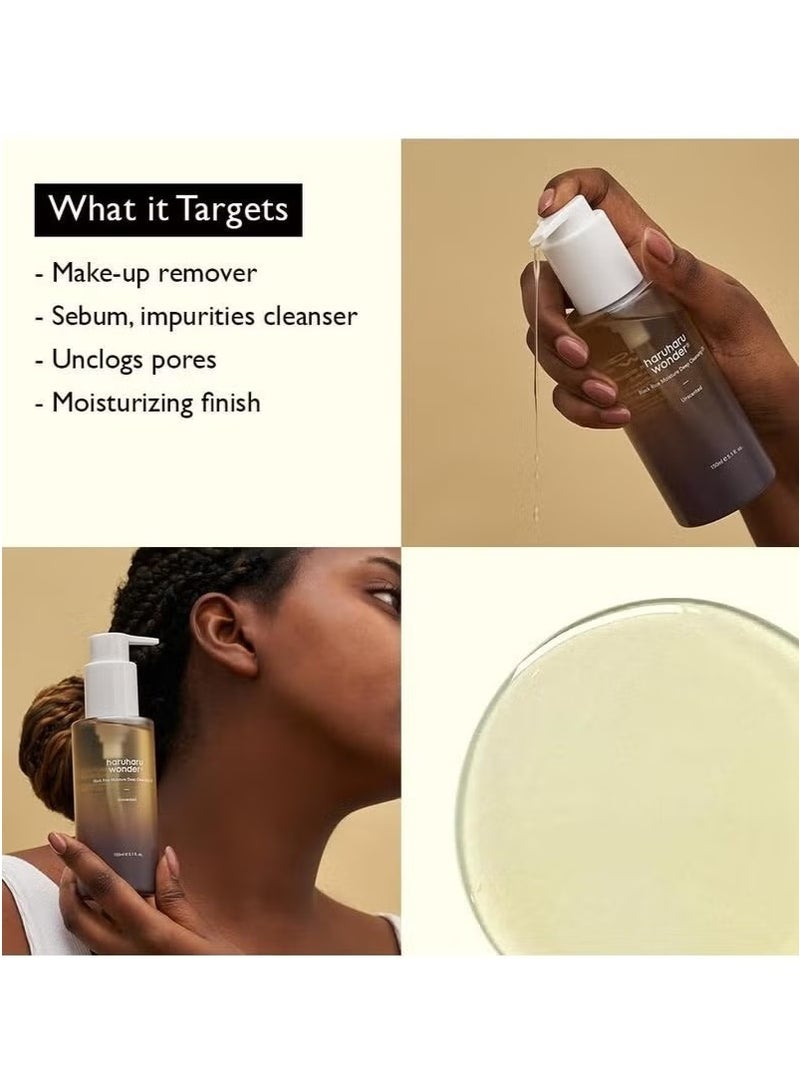 haruharu Wonder Black Rice Moisture Deep Cleansing Oil - Image 3