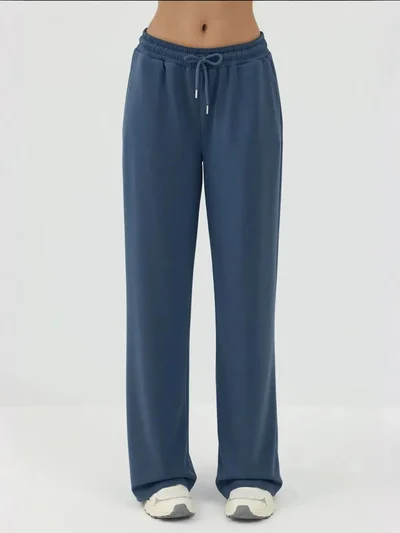 HICCUP Soft Modal Touch Wide Leg Sweatpants