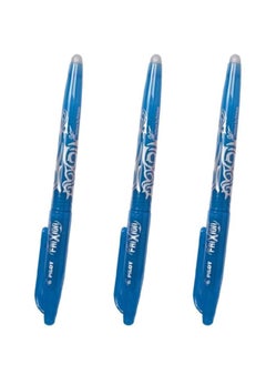 PILOT 3-Piece Ball Frixion Erasable Pen Blue Color  - Image 1