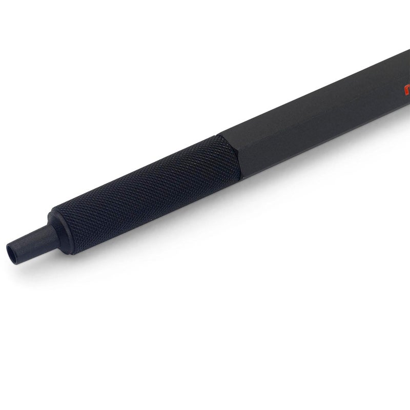 rOtring 600 Ballpoint Pen Medium Point Black Ink Black Barrel Refillable - Image 1