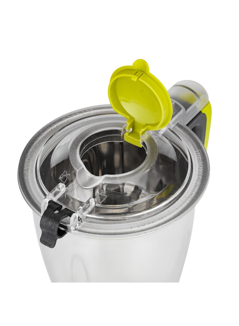 GEEPAS 3-in-1 Mixer Grinder 750 W | 3 Speed Settings | 1.5L Blending Jar & Grinder Jar, 0.5L Chutney Jar | Pulse Function | Wet & Dry Grinder| GSB44040 1.5 L 750 W GSB44040 Green - Image 3