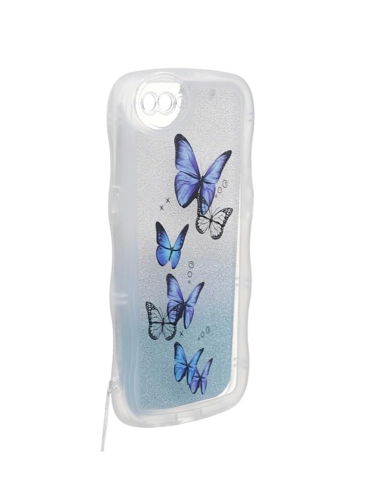 Generic - Plastic Back Cover With Series For Oppo A3s / Realme C1 , Blue C.f.s.s8-72 - Image 1