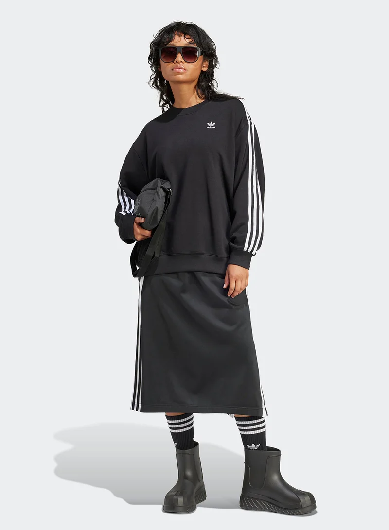 adidas Originals 3 Stripe Oversized Sweatshirt