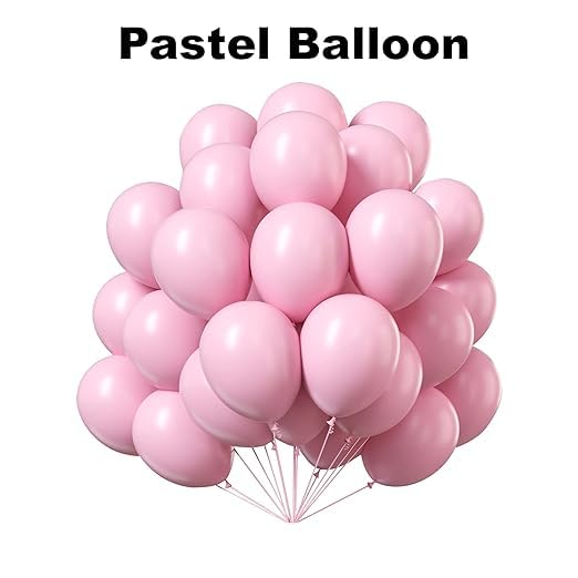 BRIJBAZAAR Unicorn Theme Fourth 4th Birthday Decoration Items For Girls Party Decoration Kit Balloon Combo Pack Of 85 Pcs Pink - Image 5
