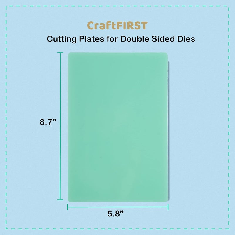 CraftFIRST Cutting Plates for Double Sided Dies 1 Pair 5.8" x 8.7" - Image 2