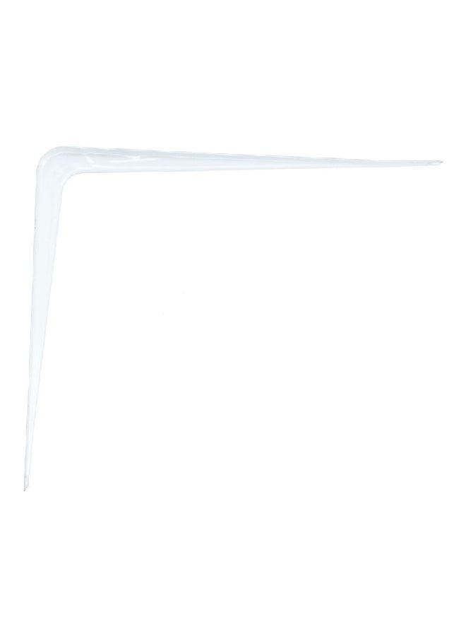 ACE 18-Gauge Wall Mount Decorative Steel Shelf Bracket White 12 x 14 Inch 5294251  - Image 2