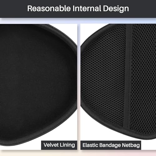 Lebakort Hard Case Compatible with Apple AirPods Max Over-Ear Headphones (Black Case) - Image 4