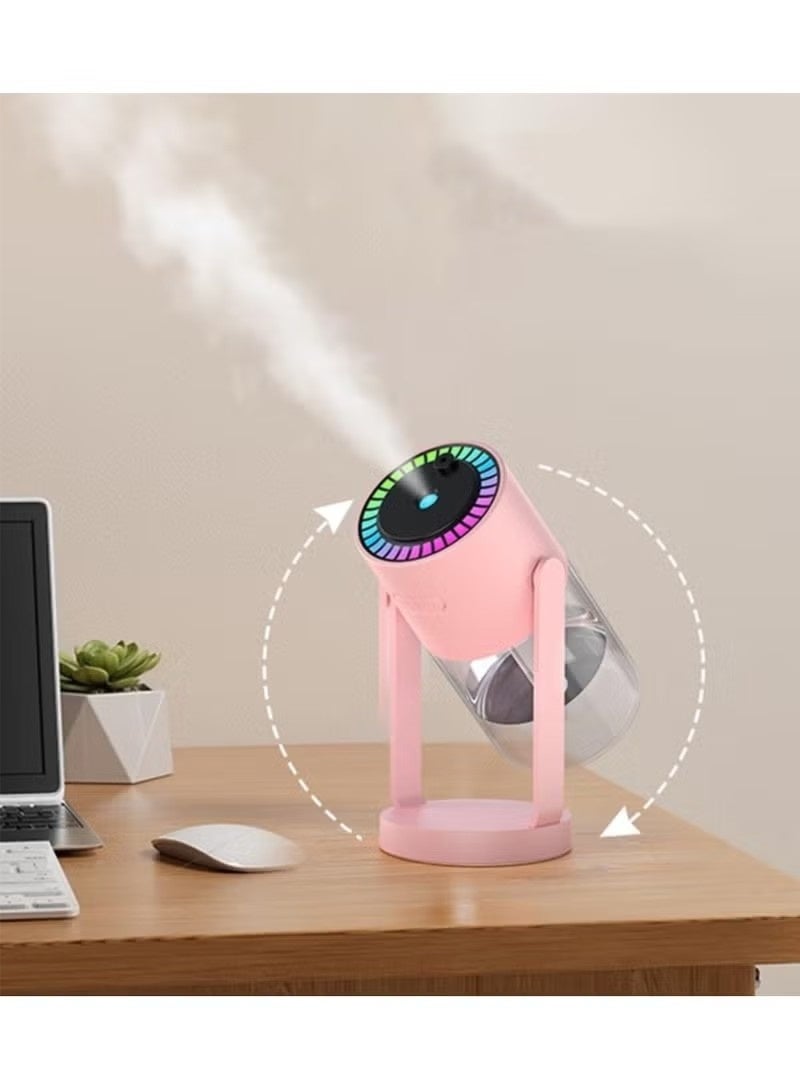 Beauenty Humidifier  Quiet Air Humidifier Oil Diffuser, Convenient Stylish Nightlight Comforting Humidifier for Home Nursery Family Car (Pink) - Image 5