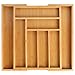 Pipishell Bamboo Expandable Drawer Organizer for Utensils Holder, Adjustable Cutlery Tray, Drawer Dividers Organizer - Image 2