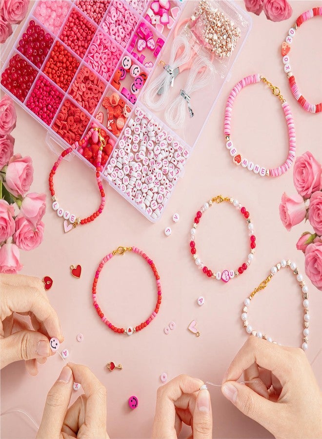 Goldwise ACB242M01Valentine's Day Friendship Bracelet Bead Kit - Image 4