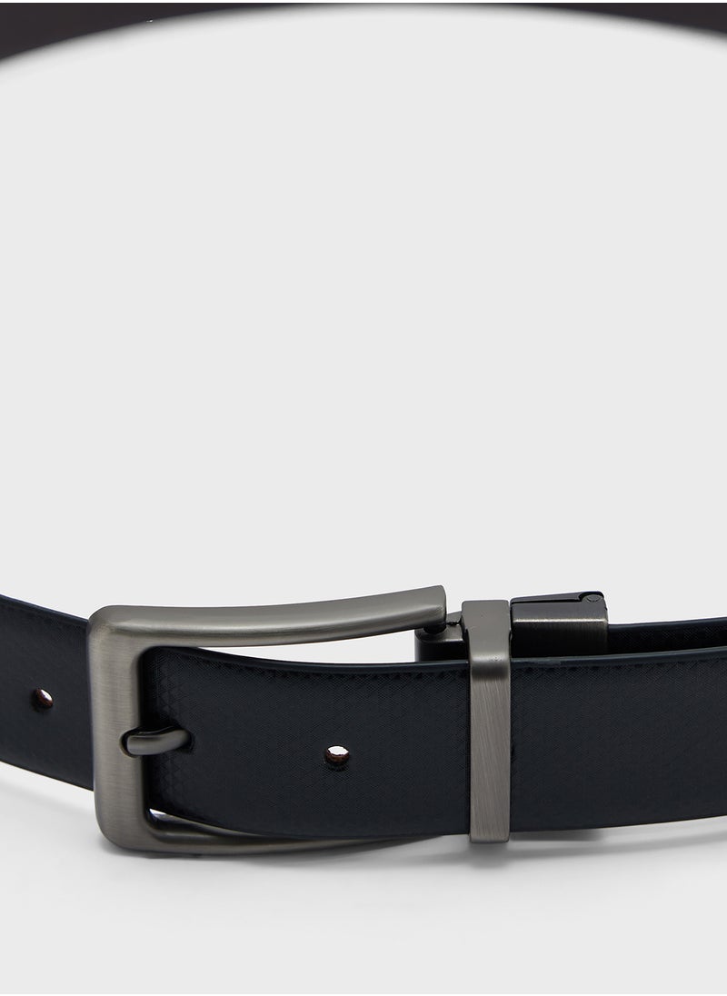 Robert Wood Faux Leather Reversible And Resizable 35Mm Formal Belt  - Image 2