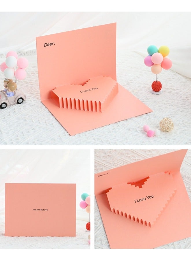 Greeting Card,3D Card, Pop Up Card, Romantic Theme Cards, Anniversary Cards for Wife Girlfriend , Birthday Cards, Happy Holidays, Spring Card, Season's Greetings (Love) - Image 4