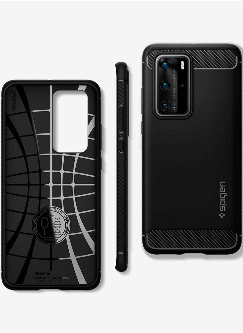 Spigen - Rugged Armor Case Cover for Huawei P40 Pro - Matte - Image 1