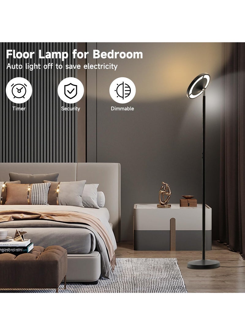 Bolivia's - LED Floor Lamp, Smart RGB Floor Lamp, Double Side Lighting LED Standing Lamp, Bright Lamps for Dark Rooms, for Living Room, Bedroom, Office, Home - Image 1