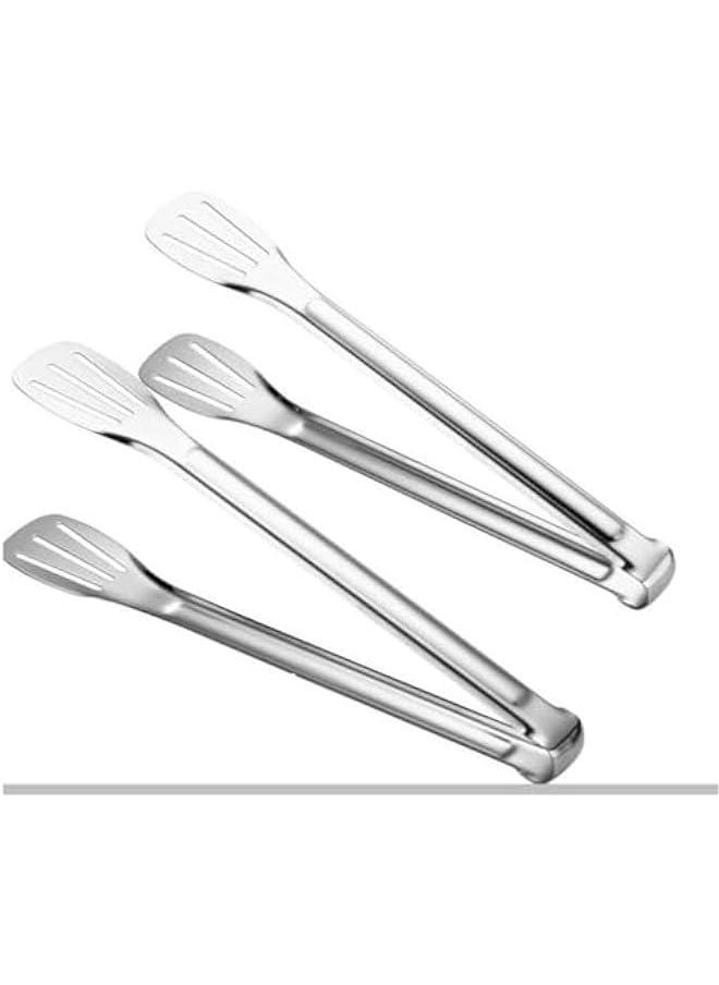 HOOKOR Bolivia's Kitchen Tongs, Food Grade 304 Stainless Steel Kitchen Tongs, Cooking Tongs for Easy to Clean, Easy Grip Metal Bbq Tongs, Cooking Kitchen Tongs for Frying Tongs Utensils  - Image 1
