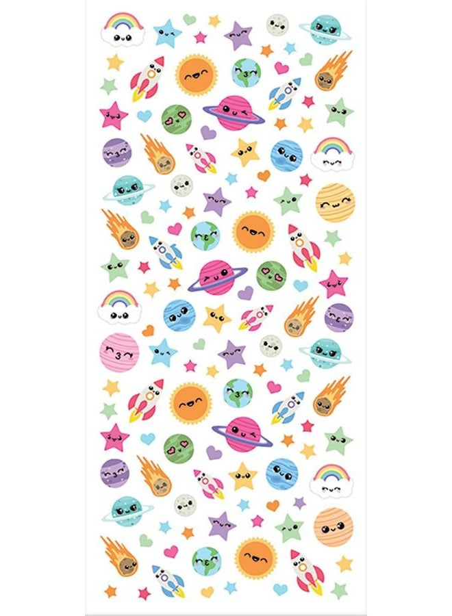 Playhouse Kawaii Cuties Stars and Planets Micro Mini Sticker Sheet - Image 1