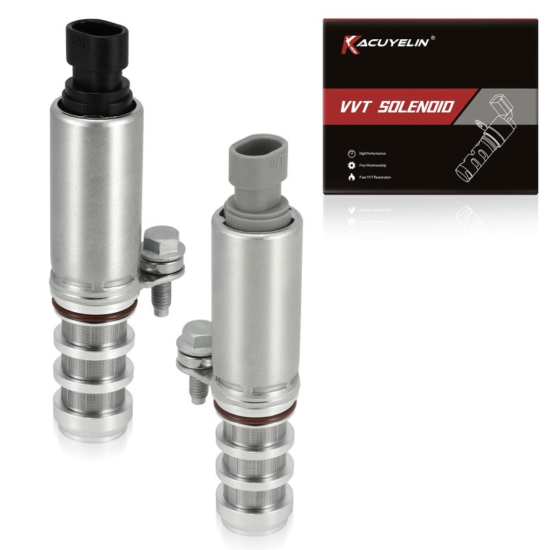 KacuYelin 917215 917216 Engine Variable Valve Timing VVT Solenoid Oil Control Valve Solenoid Compatible with Chevy Equinox Cobalt Impala Malibu GMC Terrain Buick RegalG5 G6 Aura 20062017 2PCS - Image 2