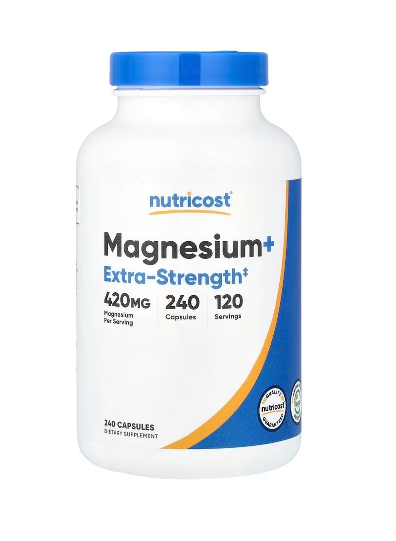 Nutricost Magnesium+ 240 Capsules - Image 1