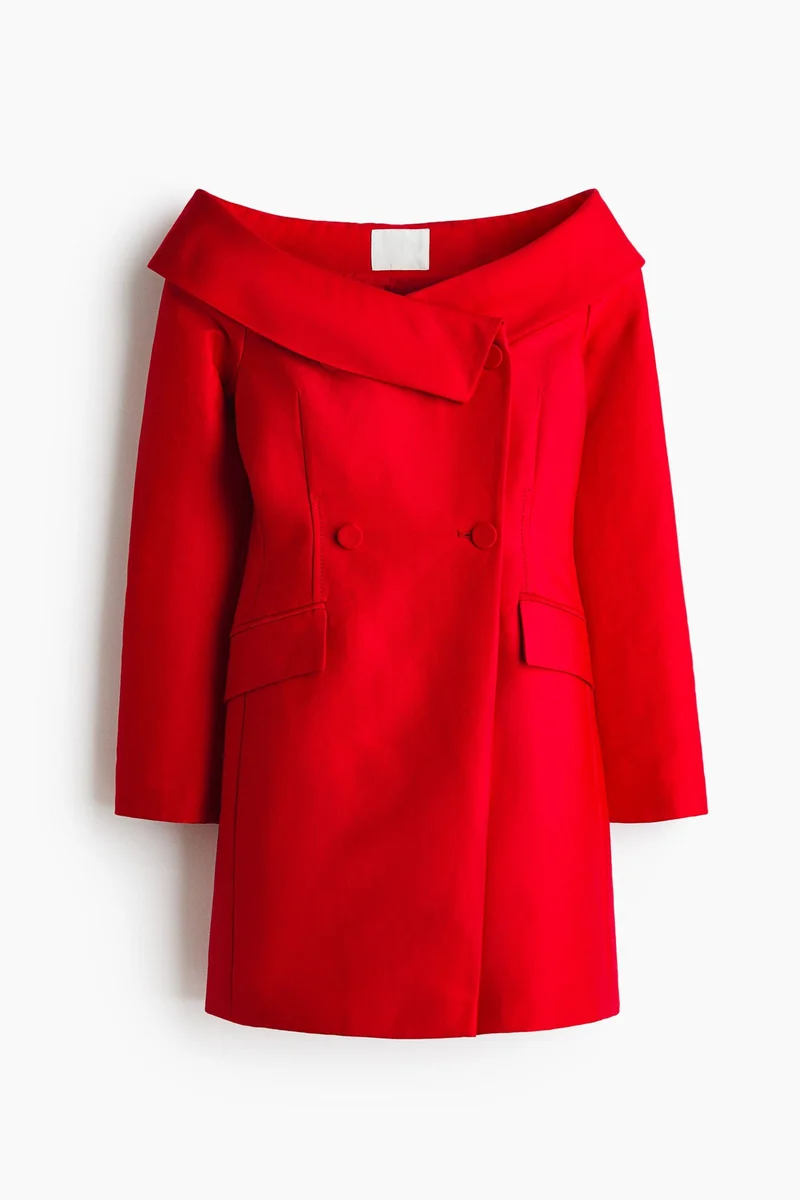 H&M  Double-breasted blazer dress for Women | Best Price UAE