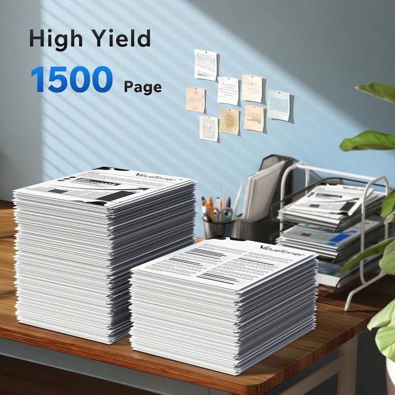Valuetoner خرطوشة حبر 83A متوافقة بديل أسود لـ HP 83A CF283A للاستخدام مع طابعة LaserJet Pro MFP M125nw MFP M201dw MFP M225dw MFP M125a M201n M127fn M127fw M225dn (عبوة من 2) - Image 3