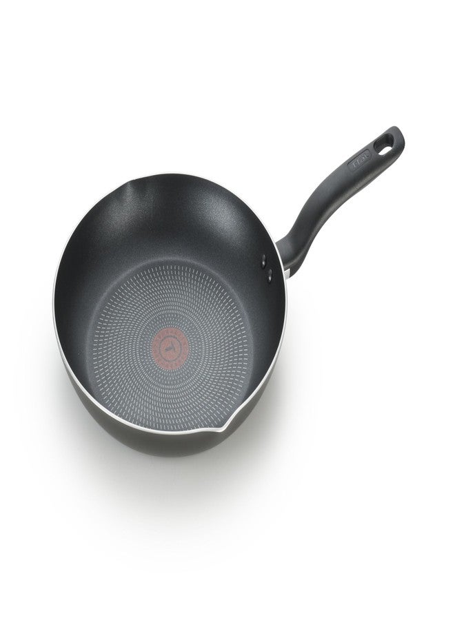 T-fal Initiatives Nonstick Fry Pan 10.5 Inch Oven Safe 350F Pots and Pans, Dishwasher Safe Black - Image 1