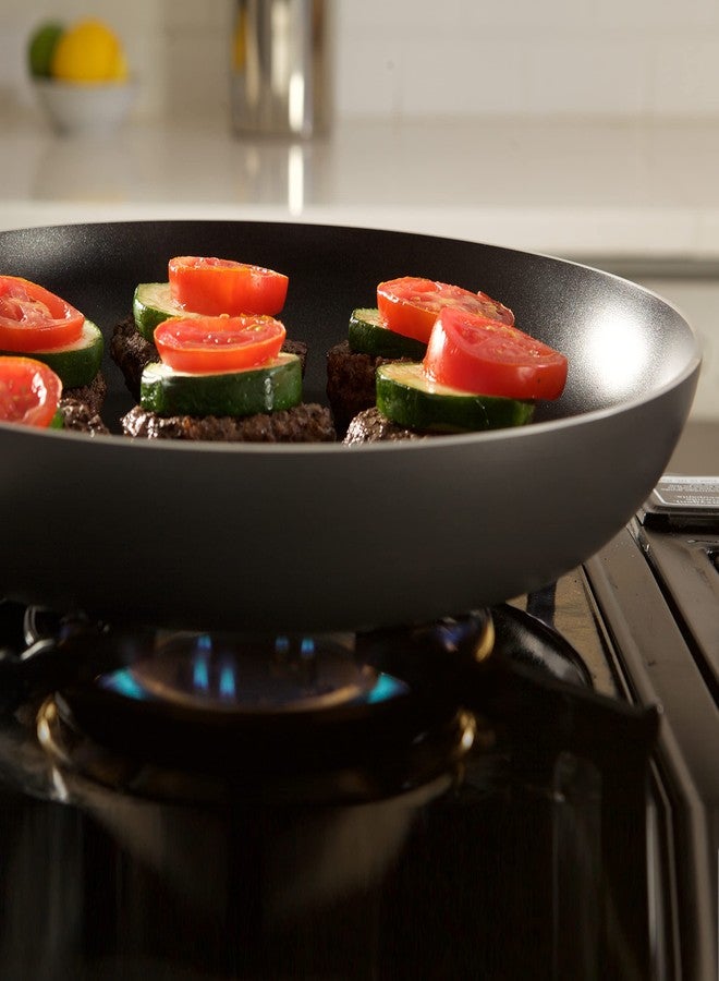 T-fal Initiatives Nonstick Fry Pan 10.5 Inch Oven Safe 350F Pots and Pans, Dishwasher Safe Black - Image 2