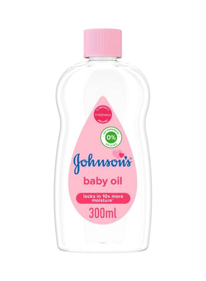 Johnson's Baby Clinically Proven Mildness Body Massage Oil, Locks 10x More Moisture, 300Ml - BD172 - Image 1