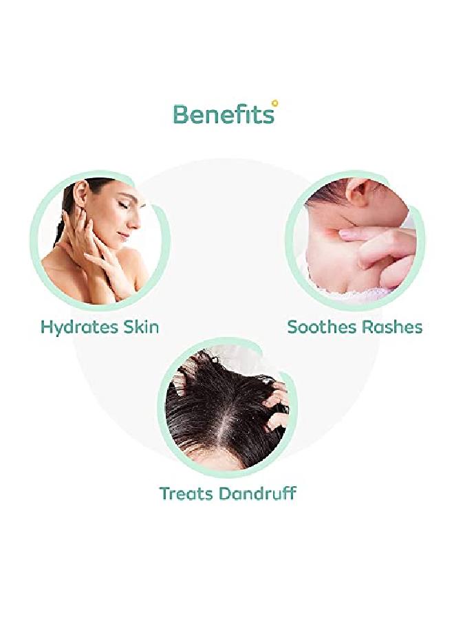 Cold Pressed Extra Virgin Coconut Oil for Adults and Babies 200Ml 100% Pure Coconut Oil for Strong Hair and Soft Skin Ideal for Baby Massage No Parabens and Mineral Oils