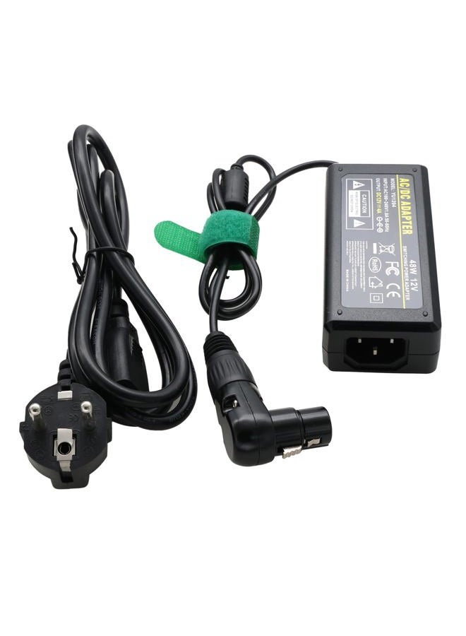 HangTon محول طاقة XLR 4 دبابيس بزاوية قائمة لكاميرات سوني PMW400 3500V F5500V Z750 Z580 كانون C400 C500 MKII باناسونيك AK AJ سينما كاميرا مونيتور 12V 4A DC - Image 3