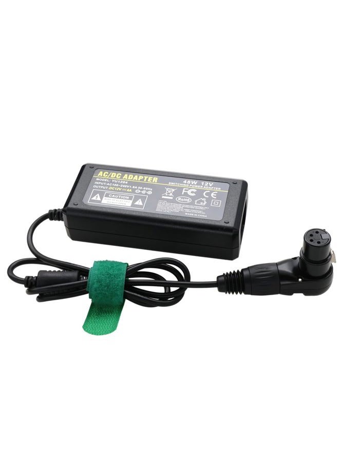 HangTon محول طاقة XLR 4 دبابيس بزاوية قائمة لكاميرات سوني PMW400 3500V F5500V Z750 Z580 كانون C400 C500 MKII باناسونيك AK AJ سينما كاميرا مونيتور 12V 4A DC - Image 5