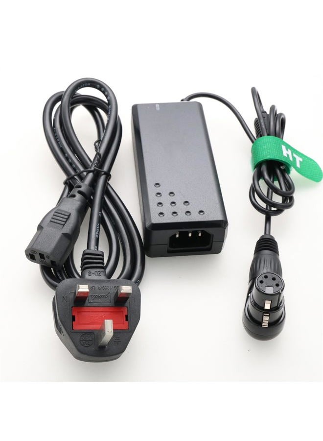 HangTon محول طاقة XLR 4 دبابيس بزاوية قائمة لكاميرات سوني PMW400 3500V F5500V Z750 Z580 كانون C400 C500 MKII باناسونيك AK AJ سينما كاميرا مونيتور 12V 4A DC - Image 2