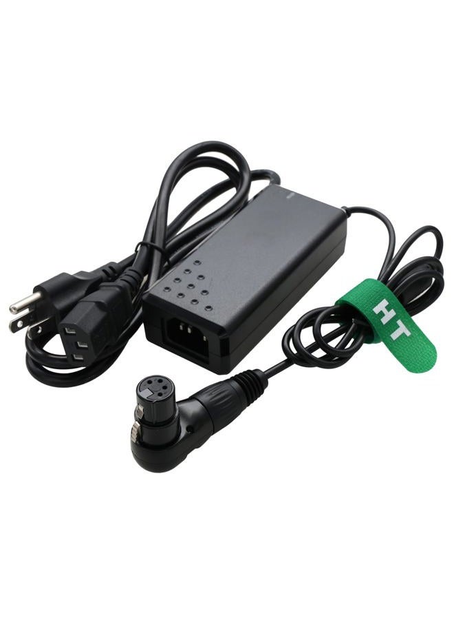 HangTon محول طاقة XLR 4 دبابيس بزاوية قائمة لكاميرات سوني PMW400 3500V F5500V Z750 Z580 كانون C400 C500 MKII باناسونيك AK AJ سينما كاميرا مونيتور 12V 4A DC - Image 1