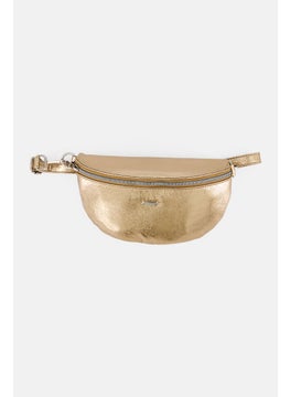 XOXO Women Brand Logo Fanny Pack, Gold  - Image 1