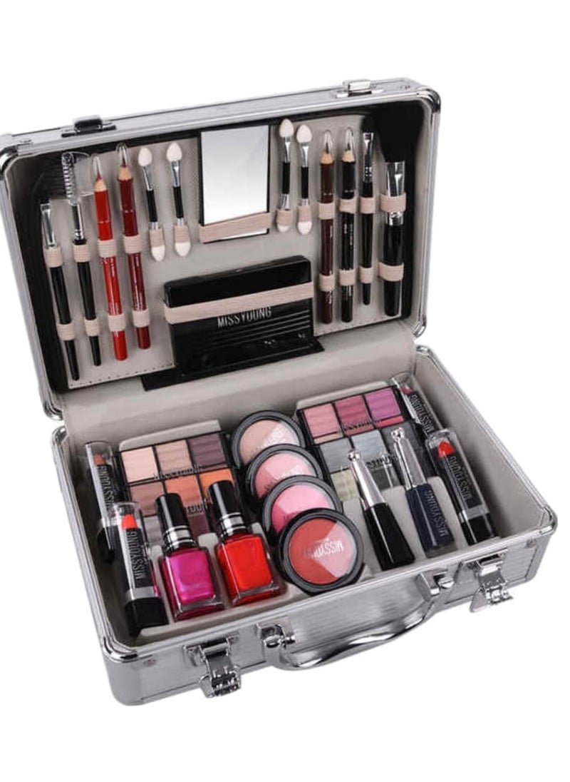 MSR - The MSR Secret Fashion Makeup Kit is A Complete All-in-One Makeup SET DESIGNED FOR BEAUTY, professionals, And Beginners alike. It Offers A Wide Range Of Makeup Essentials For Creating Stunning Looks For Every Occasion. - Image 1