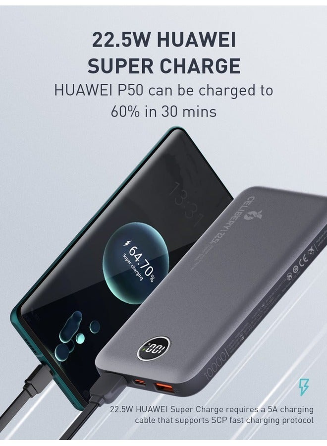 CELIBERY 10000 mAh Slim Power Bank 22.5W PB-CEL-105, Power Bank 10000mAh - Image 3