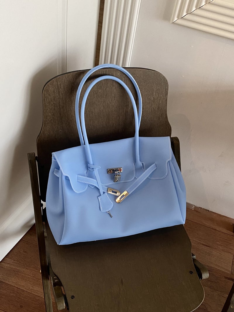 Korean Style KiiKii PVC Jelly Shoulder Bag Tote - Image 2