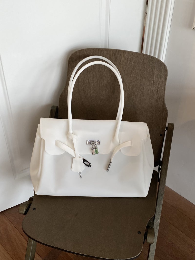 Korean Style KiiKii PVC Jelly Shoulder Bag Tote - Image 4