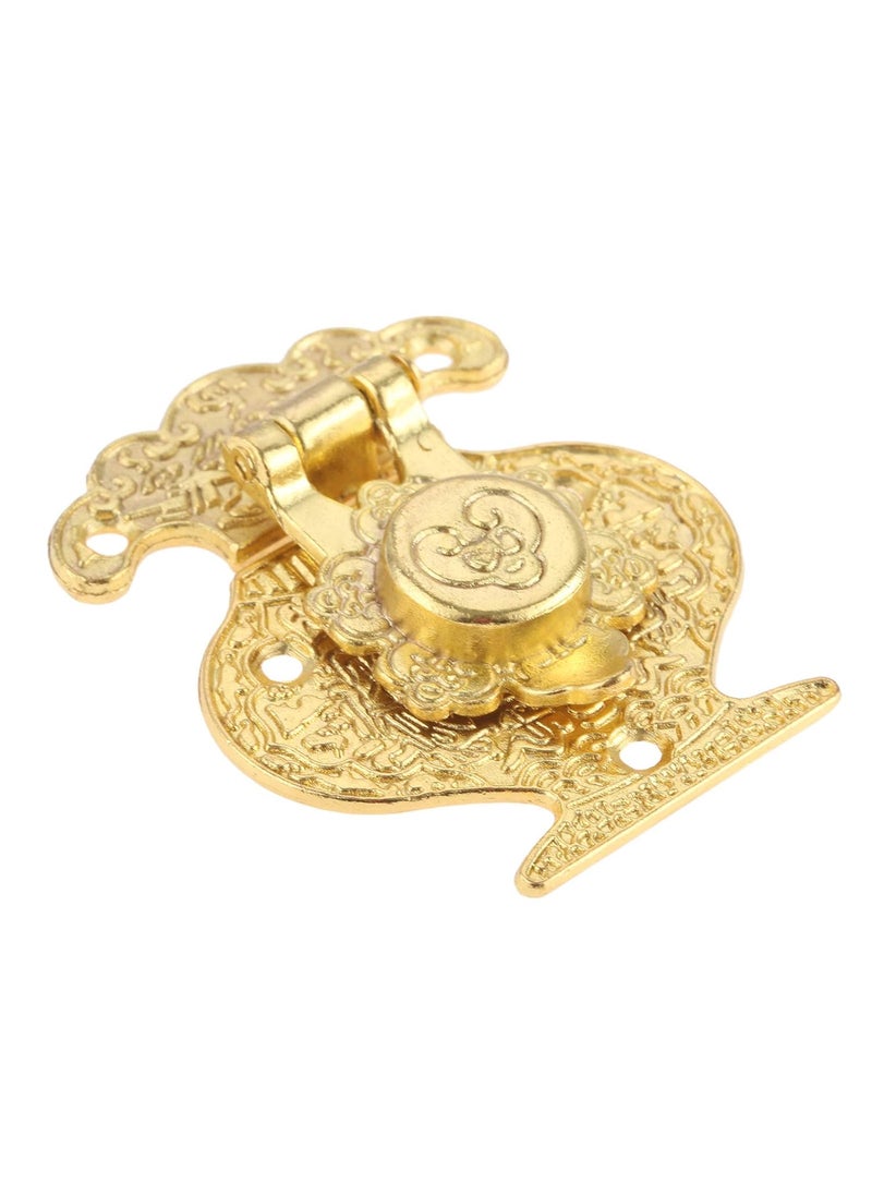 Yetaha Vintage Hasps Lock Latch with 5 Screws Vase Shape Box Latch Clasp Buckle for Vintage Wooden Box Heavy Duty Wooden Box Jewelry Box Gift Box Wine Box 41 x 51mm  - Image 3