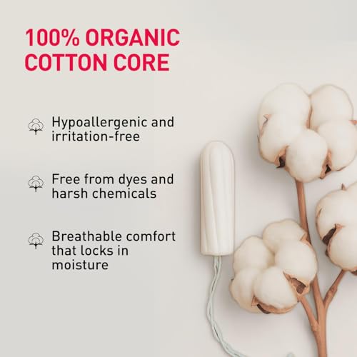 Sirona Period Tampon for Medium & Regular Flow - 12 Pcs (Pack of 1) | Biodegradable Tampons | FDA Approved | Ultra Soft Biodegradable Tampon | Leak Free | Highly Absorbent Tampons for Rash Free Period - Image 2