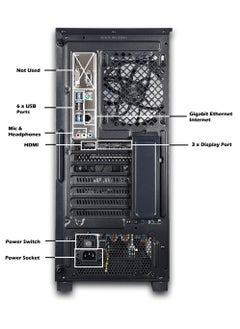 2 FAR ROBOTICS Liquid Cooled ARGB Gaming PC, AMD 7800X3D, AMD RX6900XT, 32GB DDR5, 2TB NVME M.2 SSD, 750Watts PSU, Windows 11 pro, 1 Year Warranty  - Image 4
