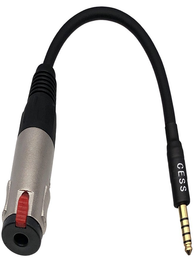 CNCESS CESS-267 4.4mm Male Plug to Locking Type 6.35mm 1/4 Inch TRS Female Jack Adapter Cable for Headphones, MP3, DAC, Music Player, Amplifier - 6-Inch Shielded Low-Noise Cable - Image 4