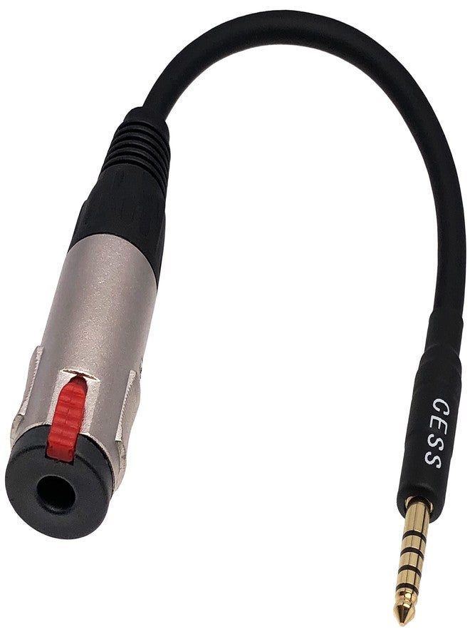 CNCESS CESS-267 4.4mm Male Plug to Locking Type 6.35mm 1/4 Inch TRS Female Jack Adapter Cable for Headphones, MP3, DAC, Music Player, Amplifier - 6-Inch Shielded Low-Noise Cable - Image 5
